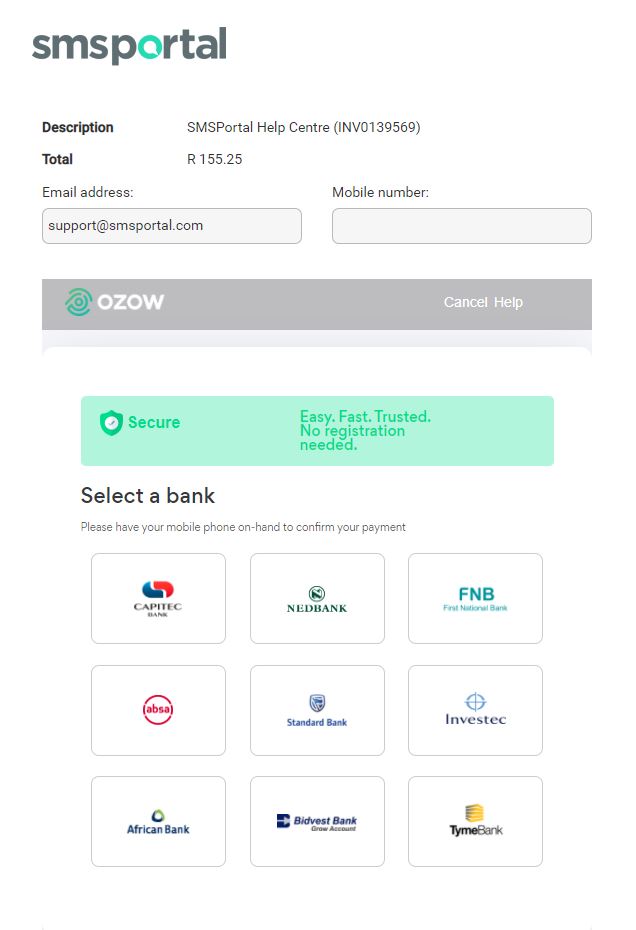 Instant EFT Payments