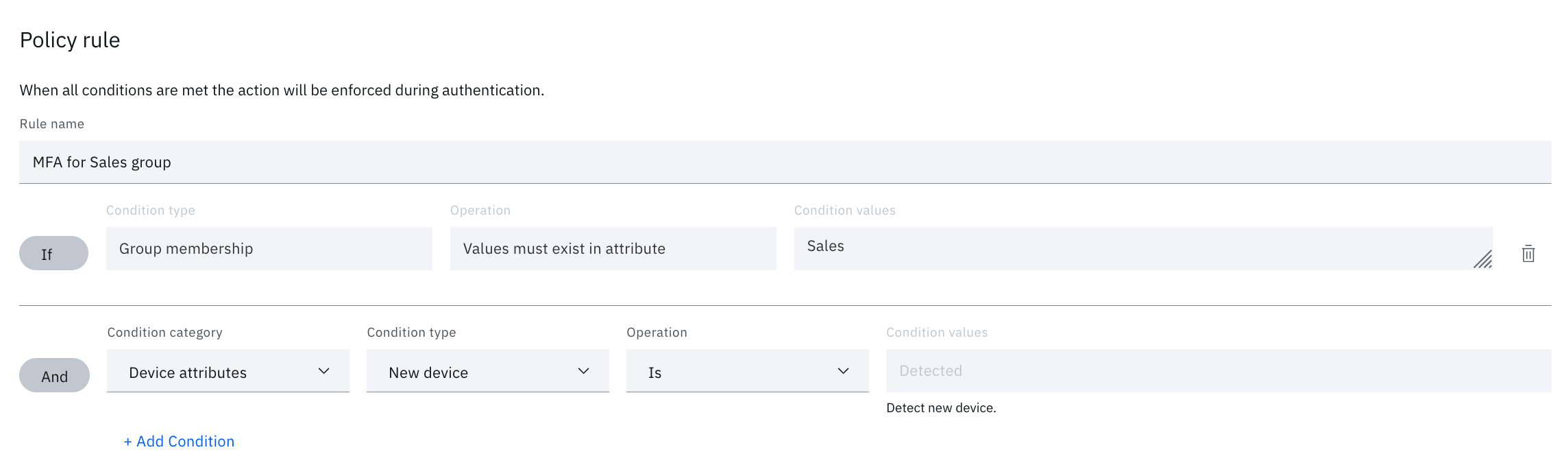 Enable MFA for applications