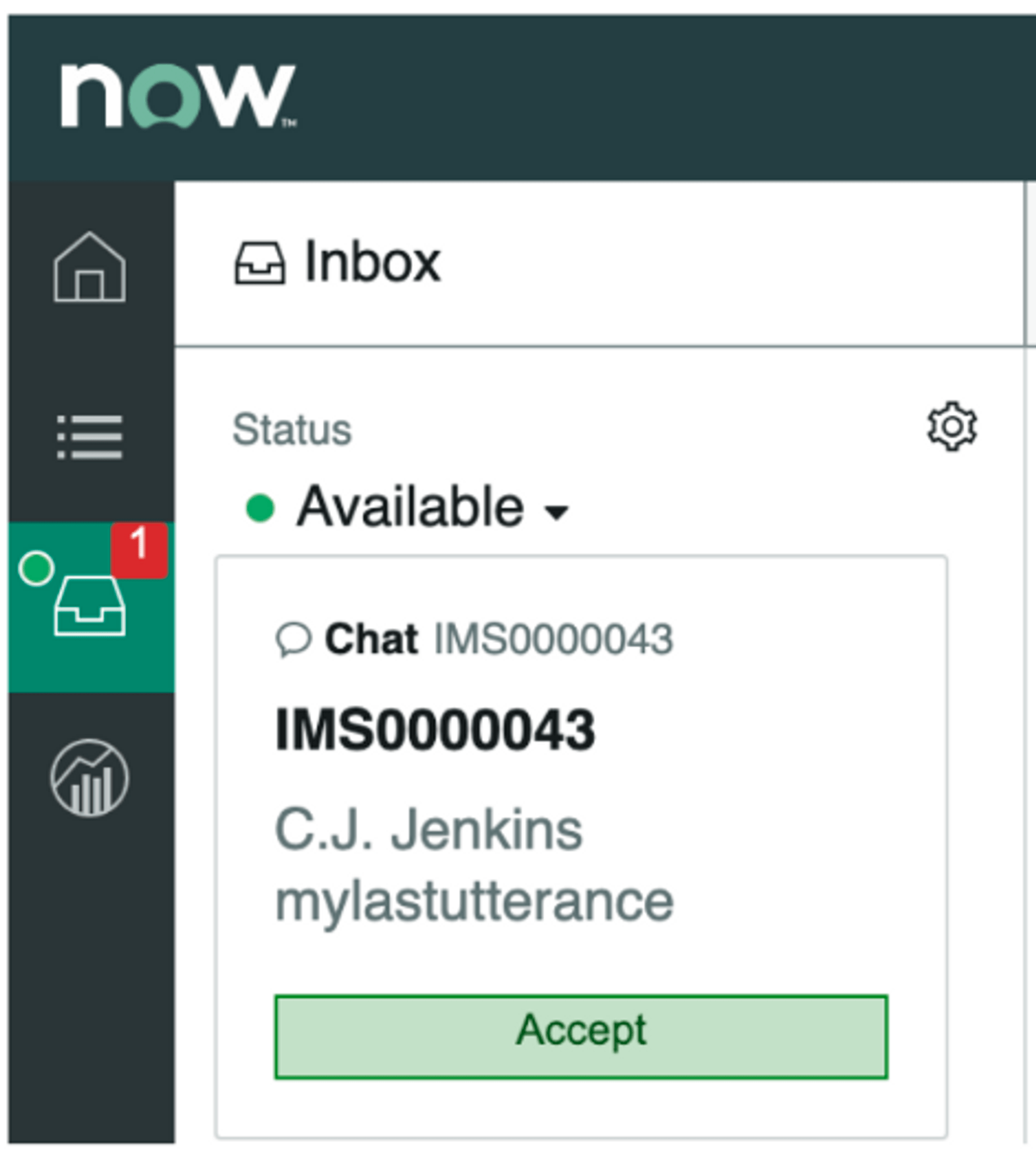 Live Agent ServiceNow AWA