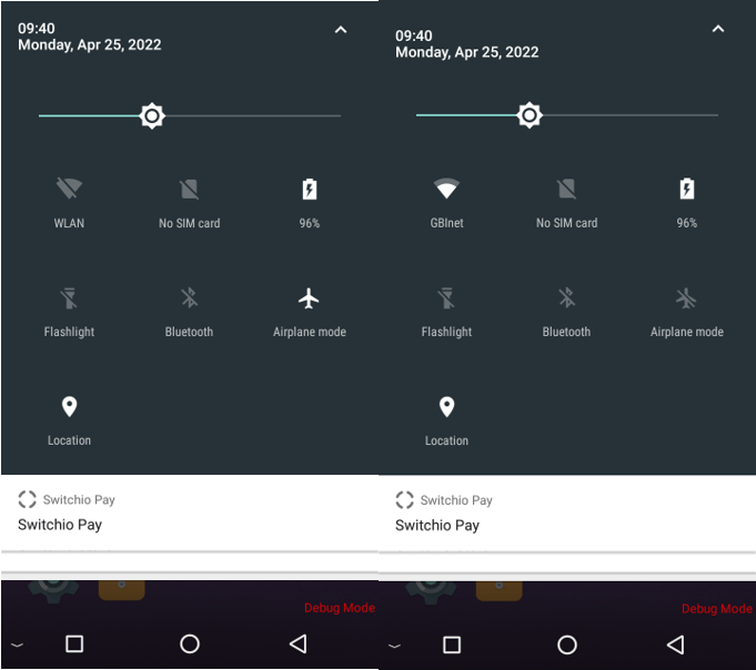 Disabling the so-called "Airplane" mode