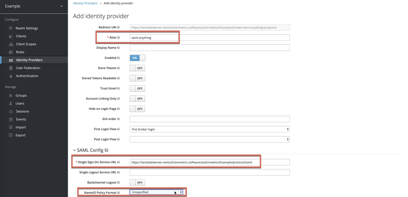 Deploying Keycloak IdP with AD FS