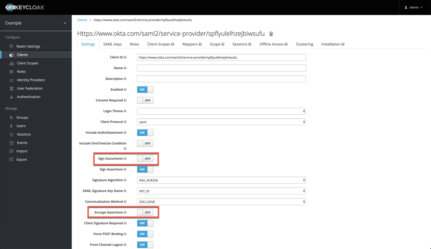Deploying Keycloak IdP with Okta