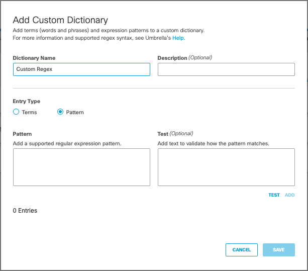 Create a Custom Dictionary