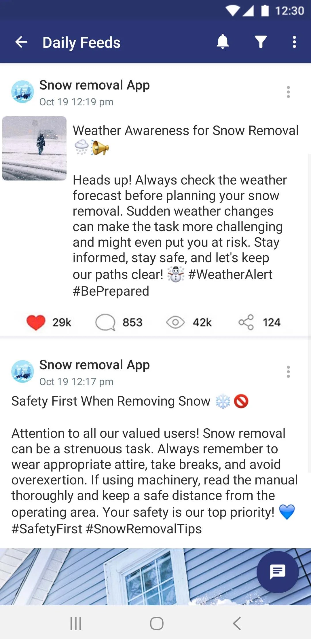 Snow Removal App