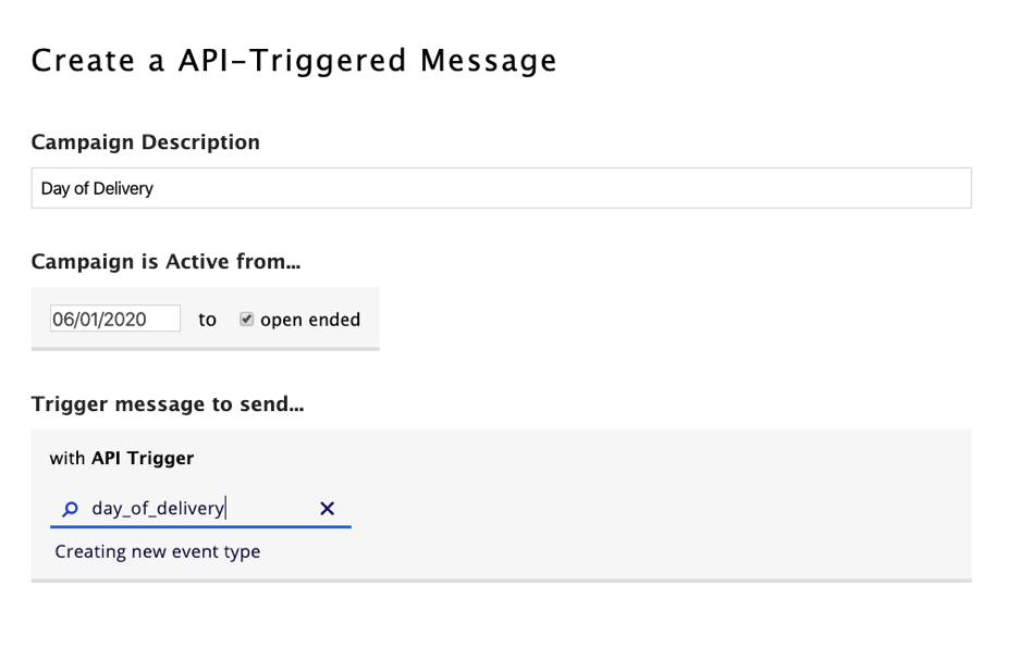 EventTriggered Messaging