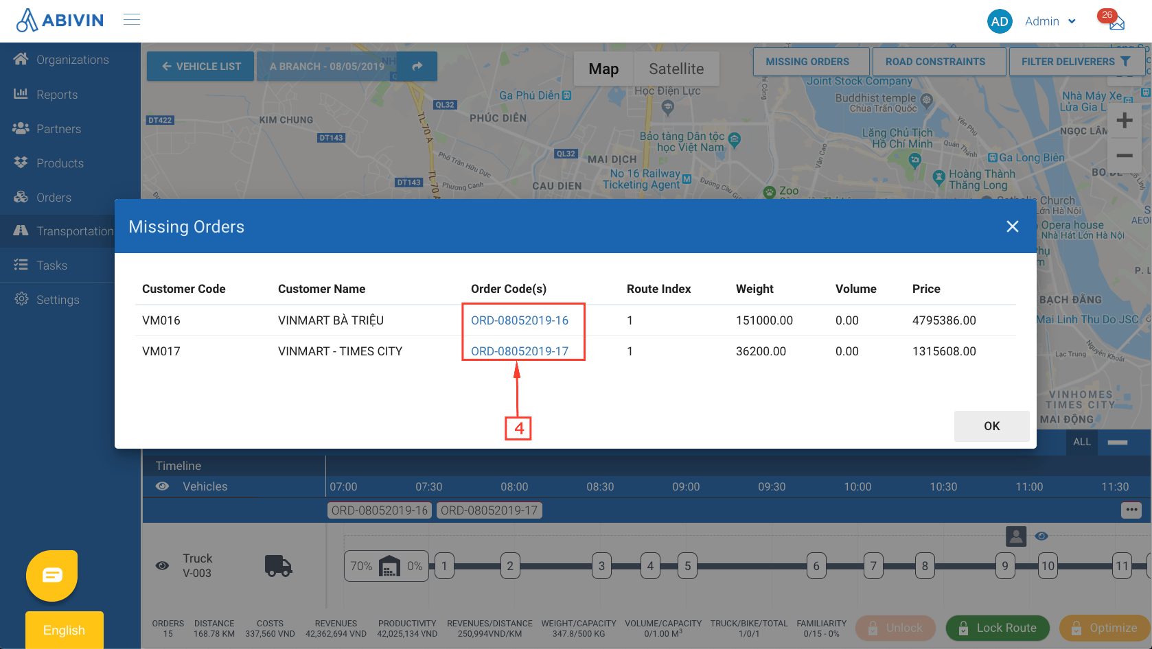 Missing order reasons and how to resolve them?