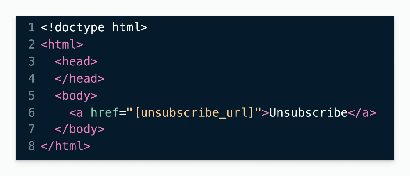 Unsubscribe Links & Email Subscriptions