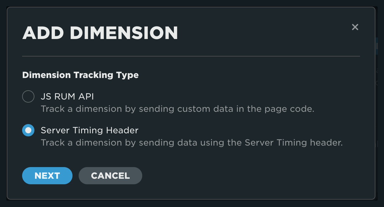 Using ServerTiming headers