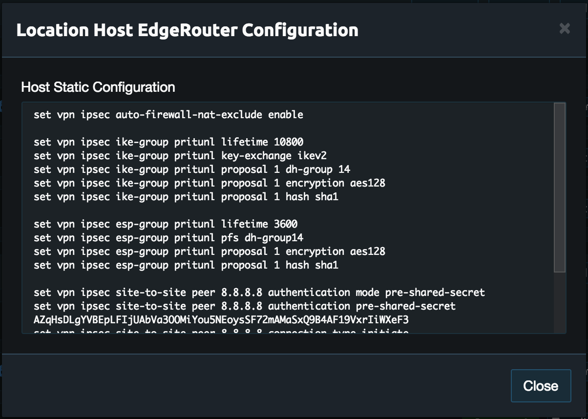 Ubiquiti EdgeRouter Static