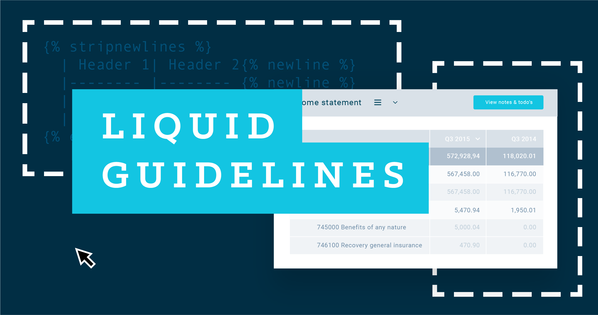 Liquid guidelines