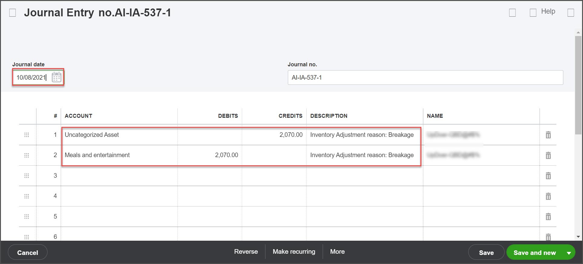 Inventory Adjustments Sync to QuickBooks Online