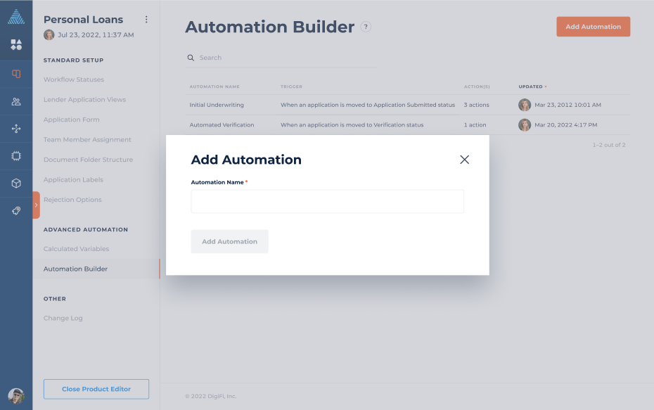 Automation Builder