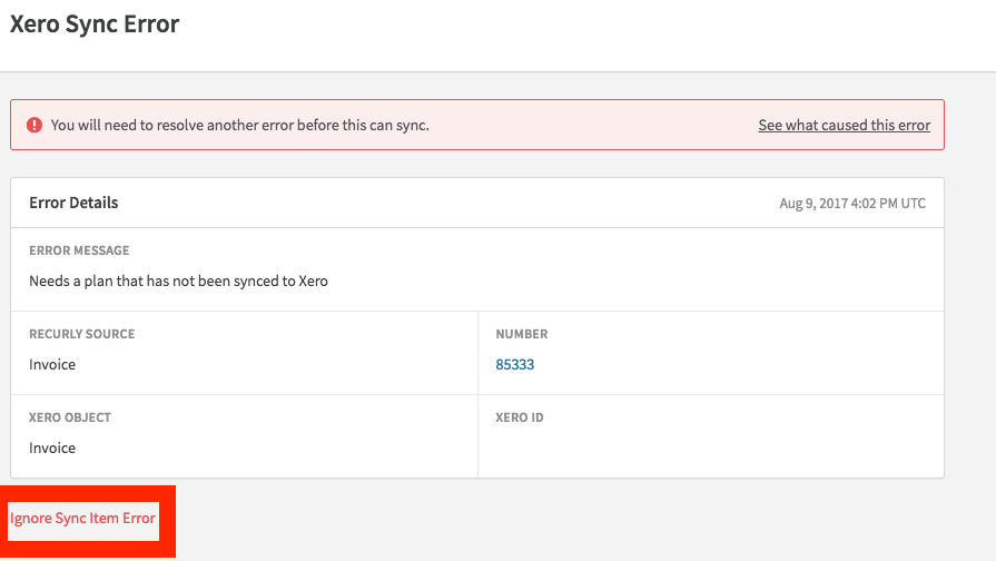 Xero integration