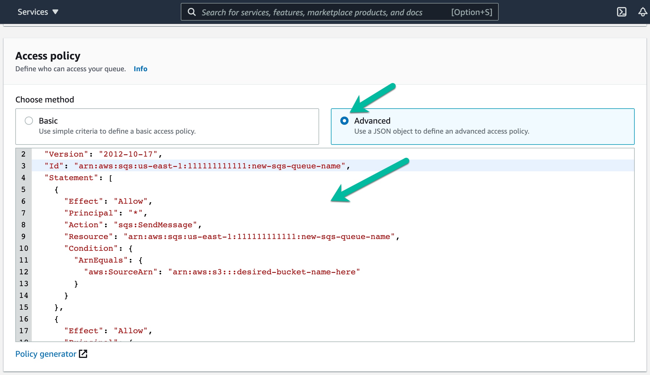 Live Indexing Amazon SQS
