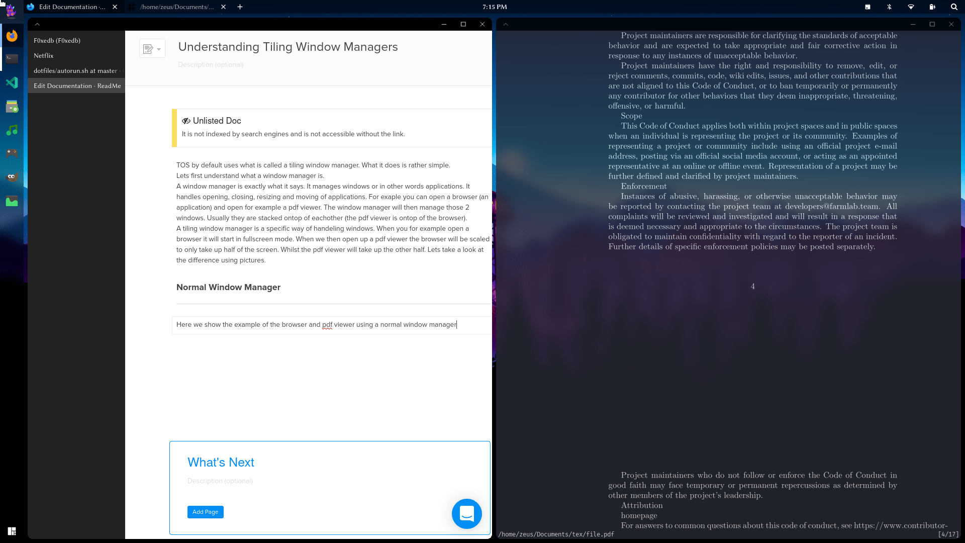 Understanding Tiling Window Managers