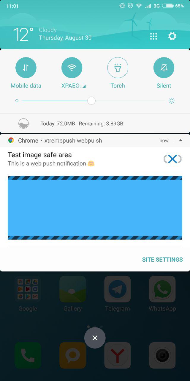 Web push notification creative guidelines