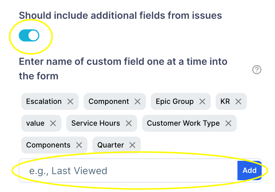 Custom Fields in JIRA
