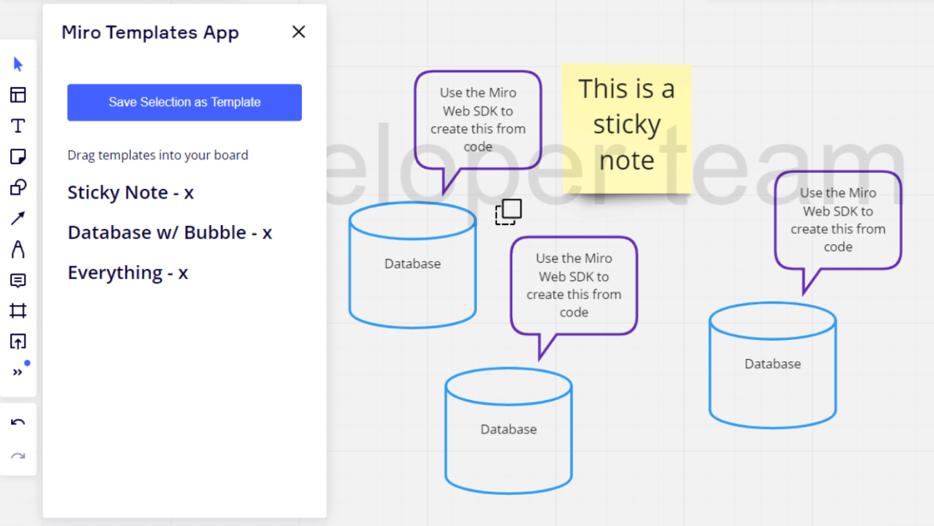 Connect the Miro  SDK to a backend (Firebase)