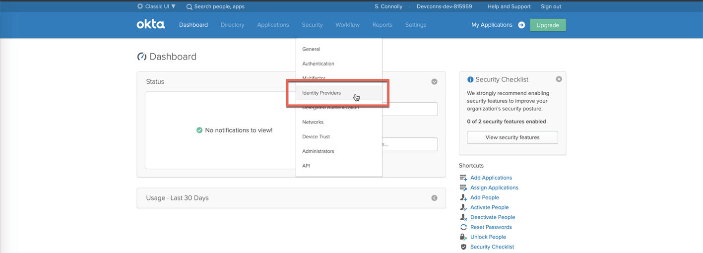 Deploying Keycloak IdP with Okta