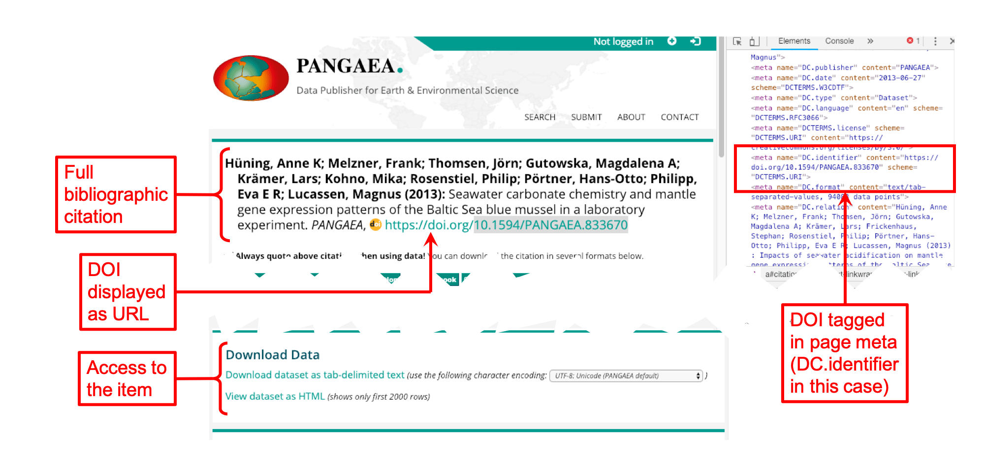 Best Practices for DOI Landing Pages
