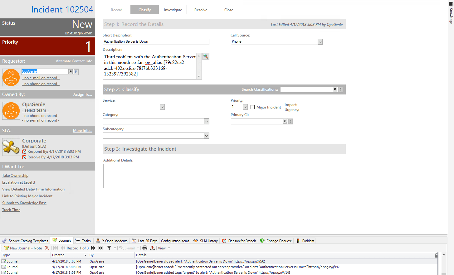 Cherwell Integration