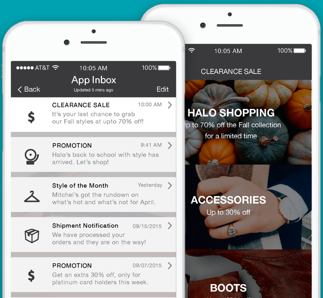 App inbox message basics
