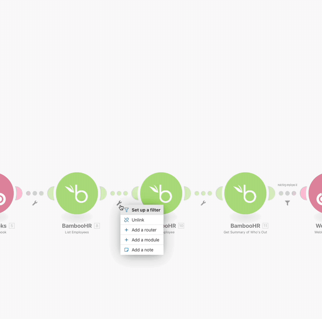 Connecting your bot to an HR system