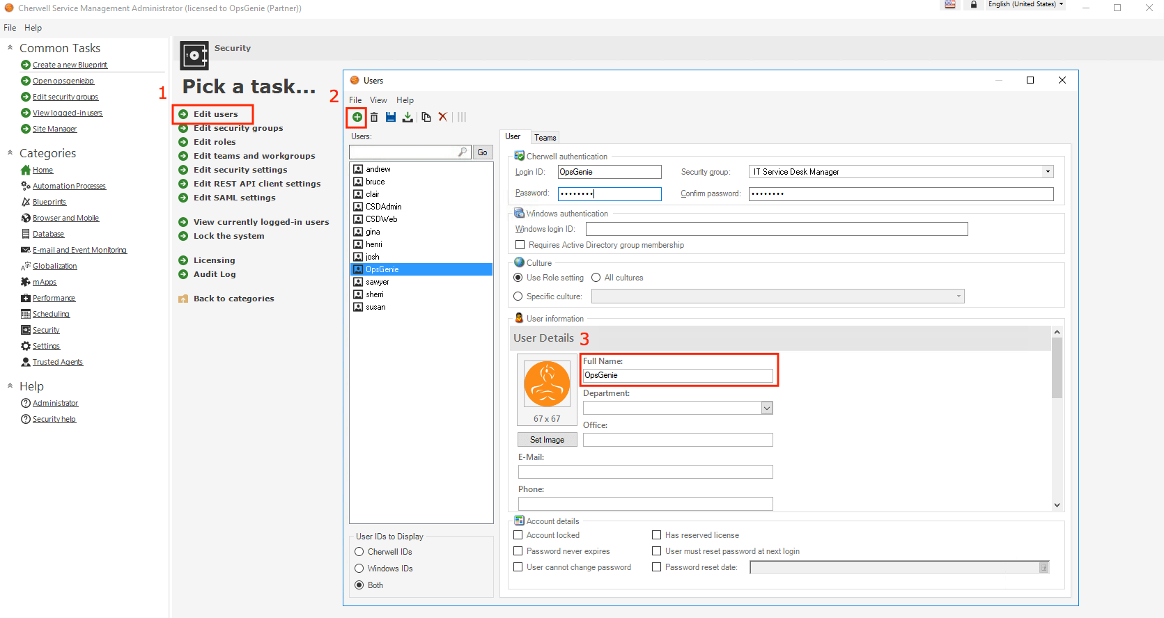 Cherwell Integration