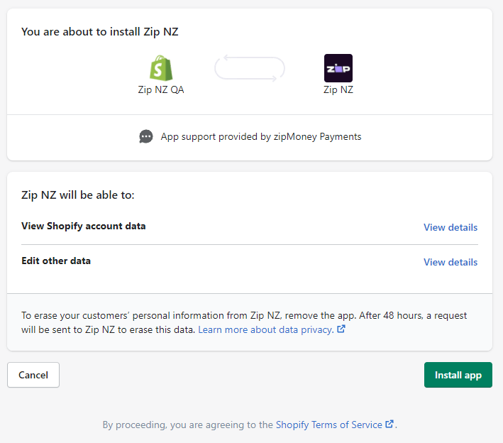 Payment app installation NZ