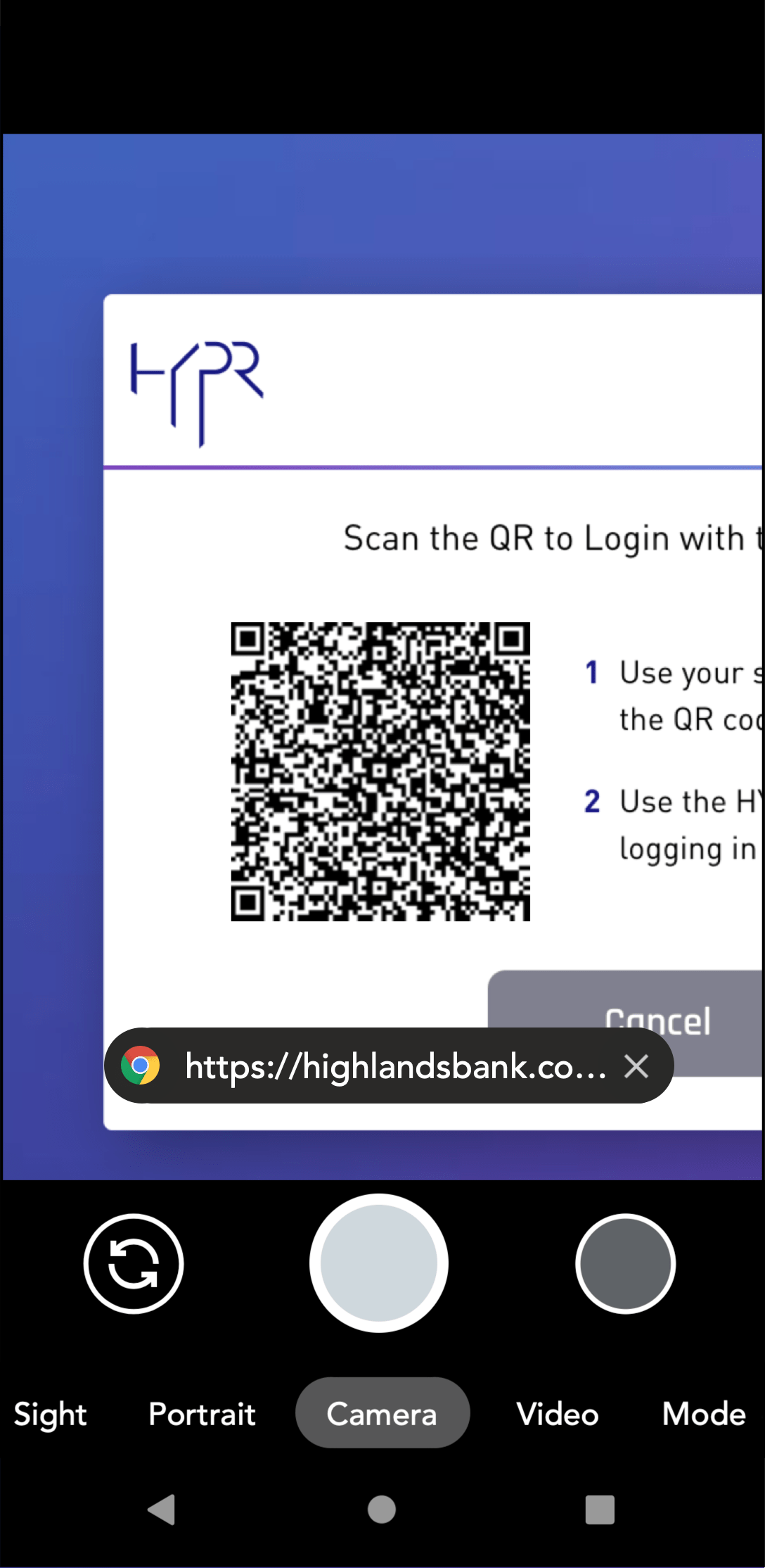 QR Login