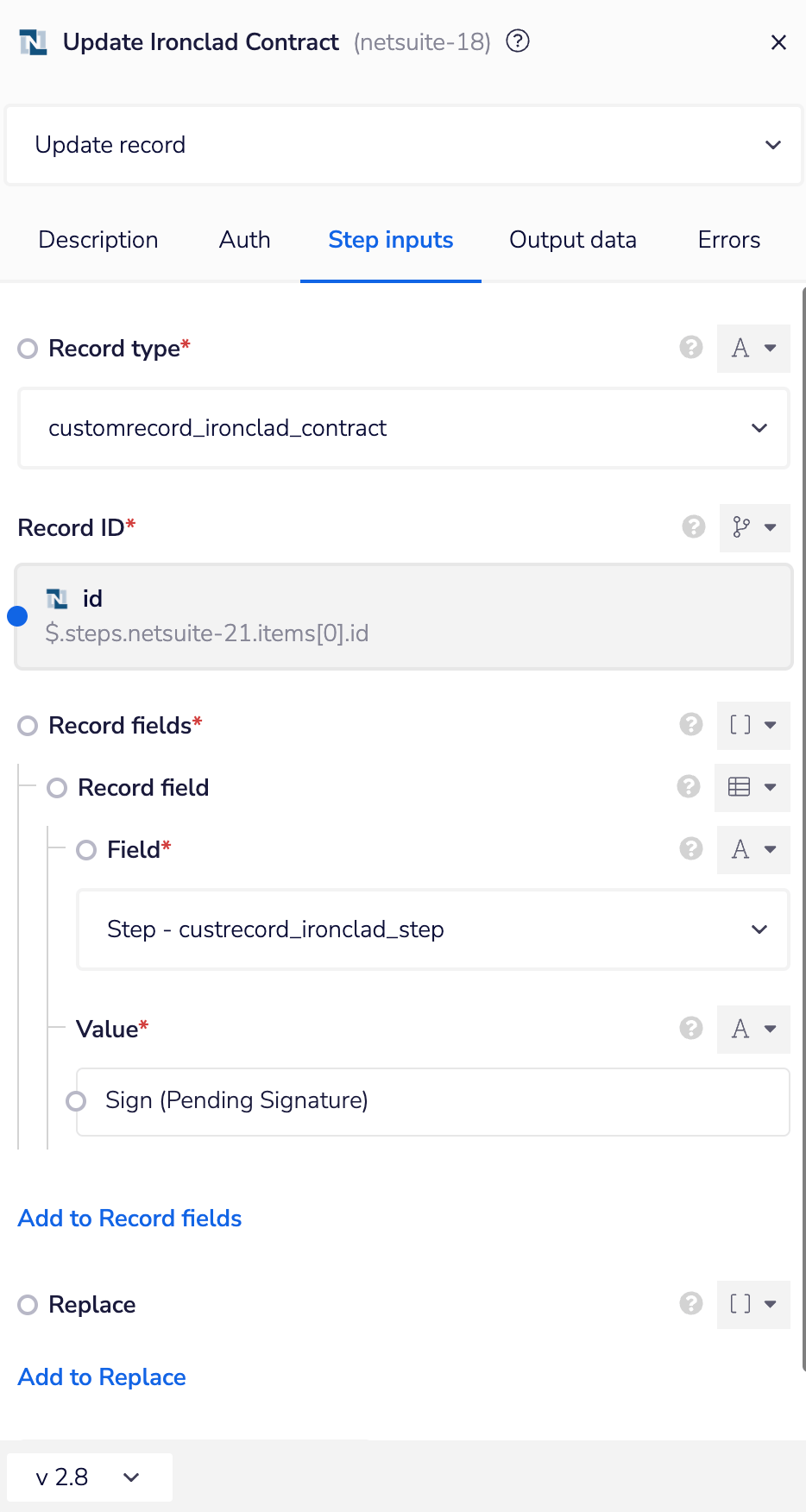 NetSuite Integration (via Tray.io)