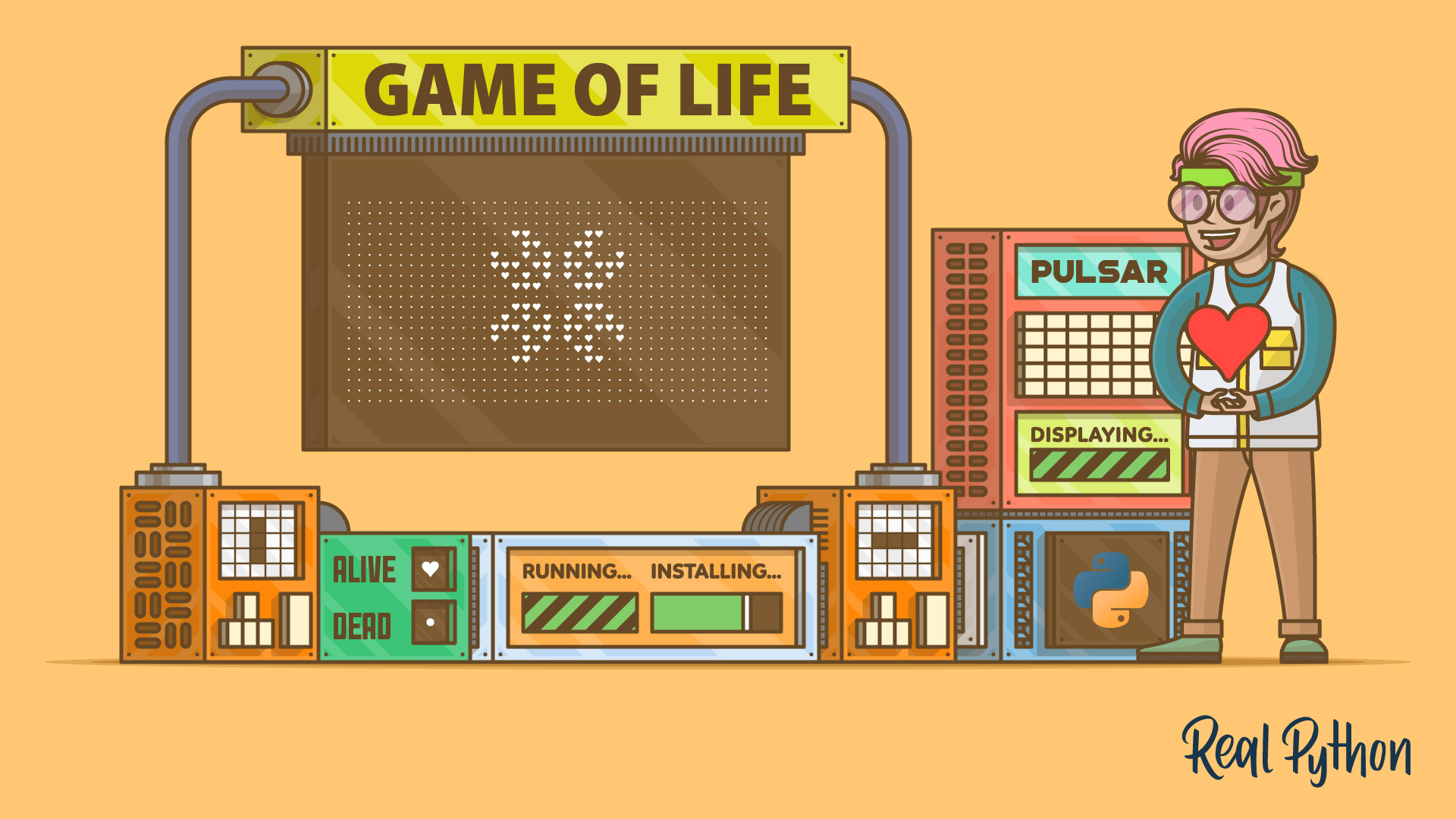 Create Conway's Game of Life With Python (Overview) (Video) Real Python