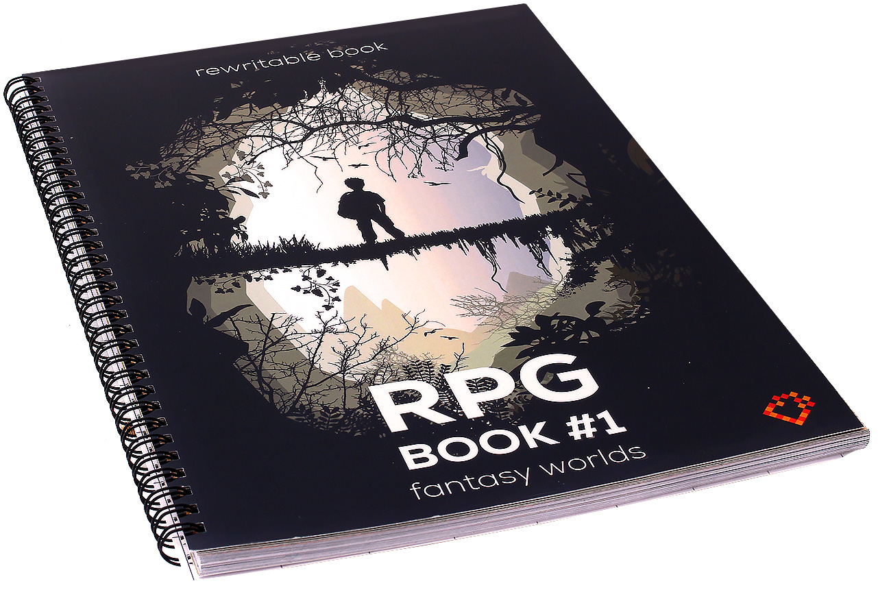 RPG Book Fantasy Worlds Format A4