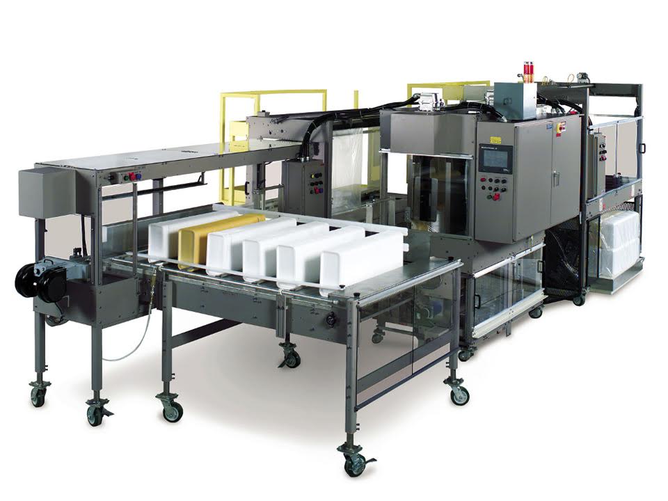 SPS Automatic Tray Packaging System Automated Counting, Transferring