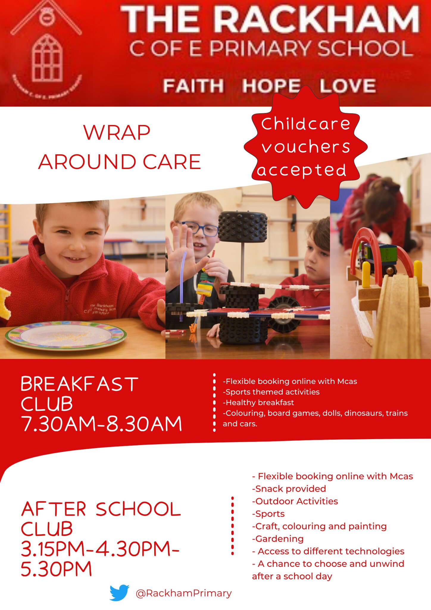Wraparound Care The Rackham C of E Primary School