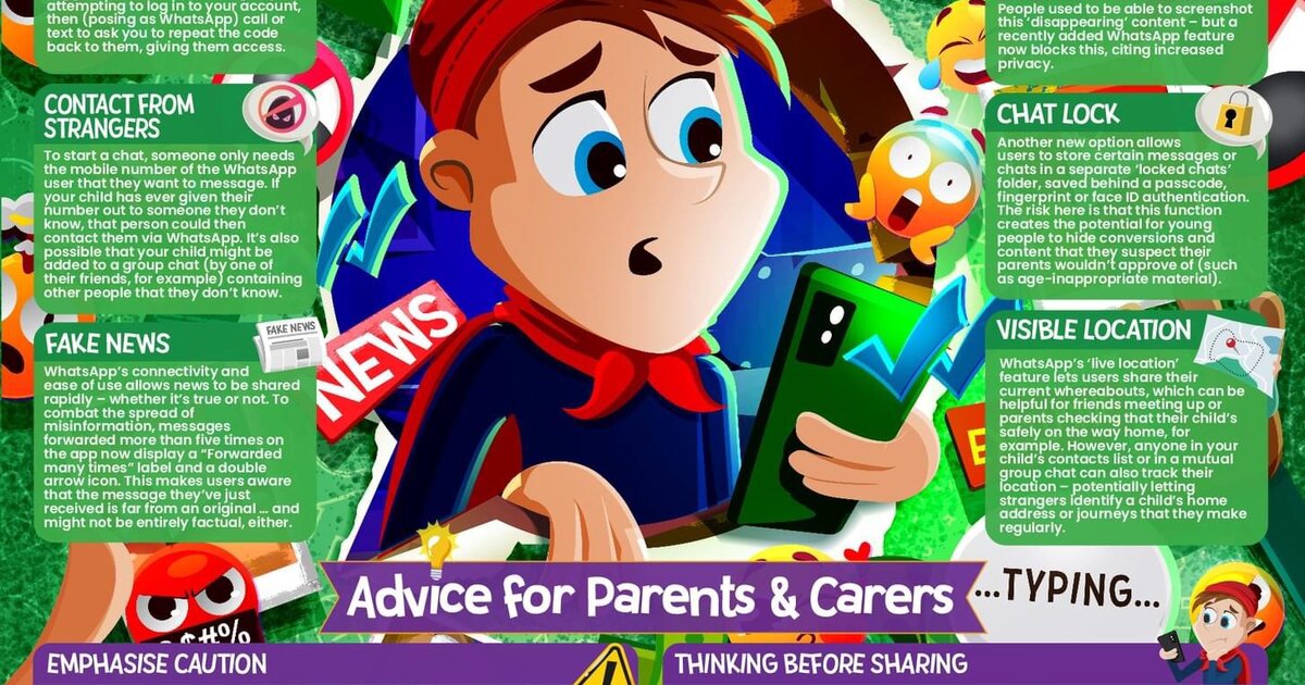Online Safety WhatsApp Breaking News! St Barnabas Primary School, A(03)