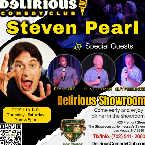 Delirious Comedy Club At Hennessy's Tavern Steven Pearl, Ron Coleman, Guy Fessenden & Ryan Cole