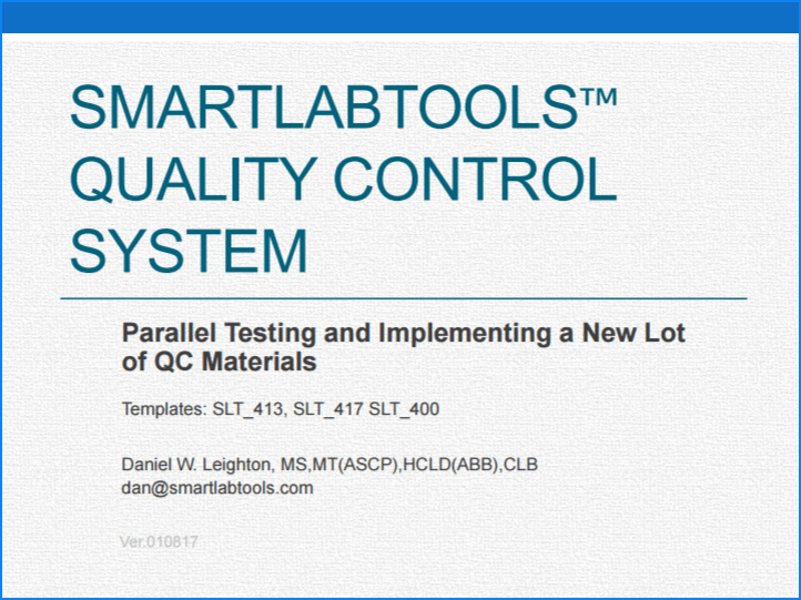 SmartLabTools Templates Menu