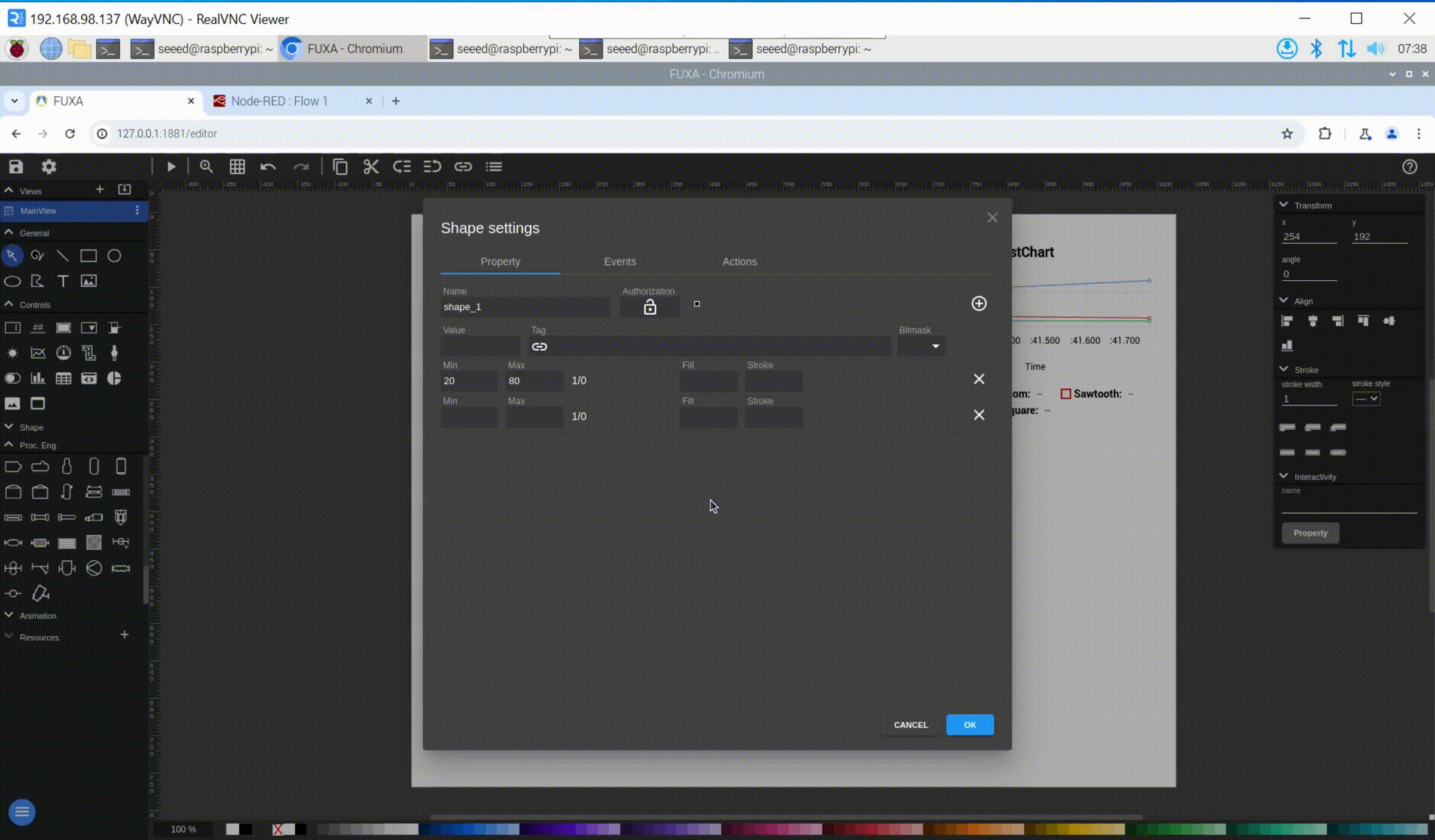 R1000 with fuxa to achieve SCADA Seeed Studio Wiki