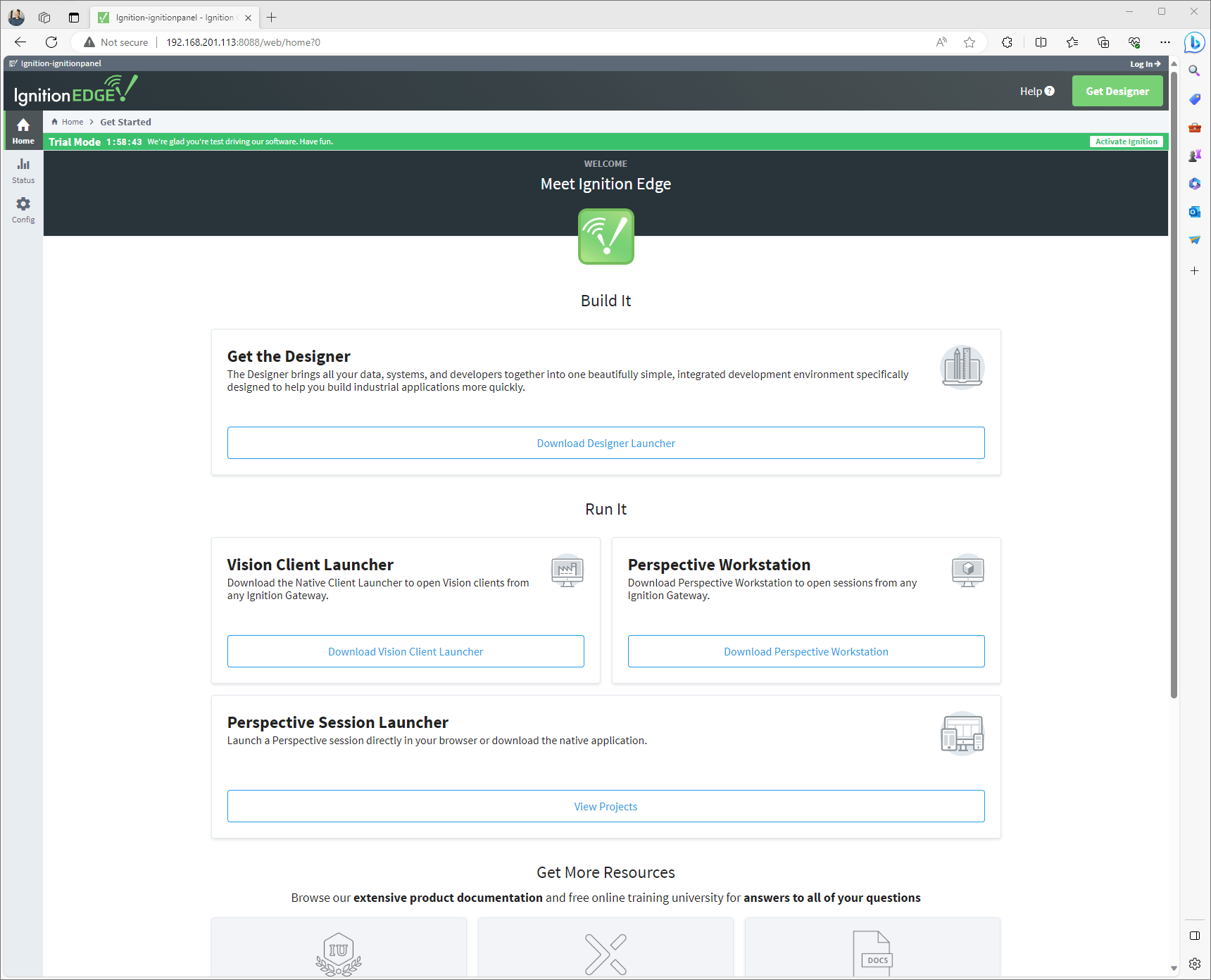 Getting Started with Ignition Edge Seeed Studio Wiki