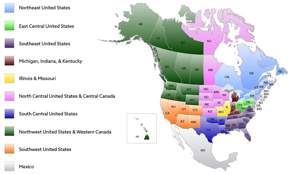 Shuttleworth Sales by Territory