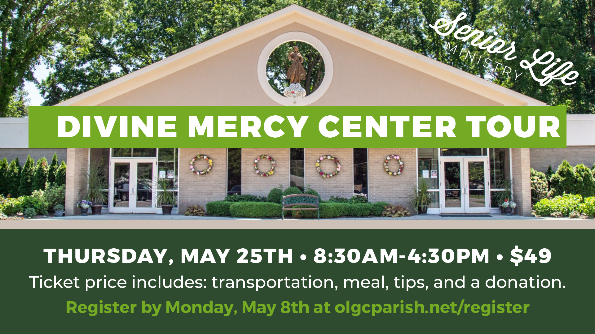 SENIOR LIFE Pilgrimage/Tour Divine Mercy Center With Father Anthony
