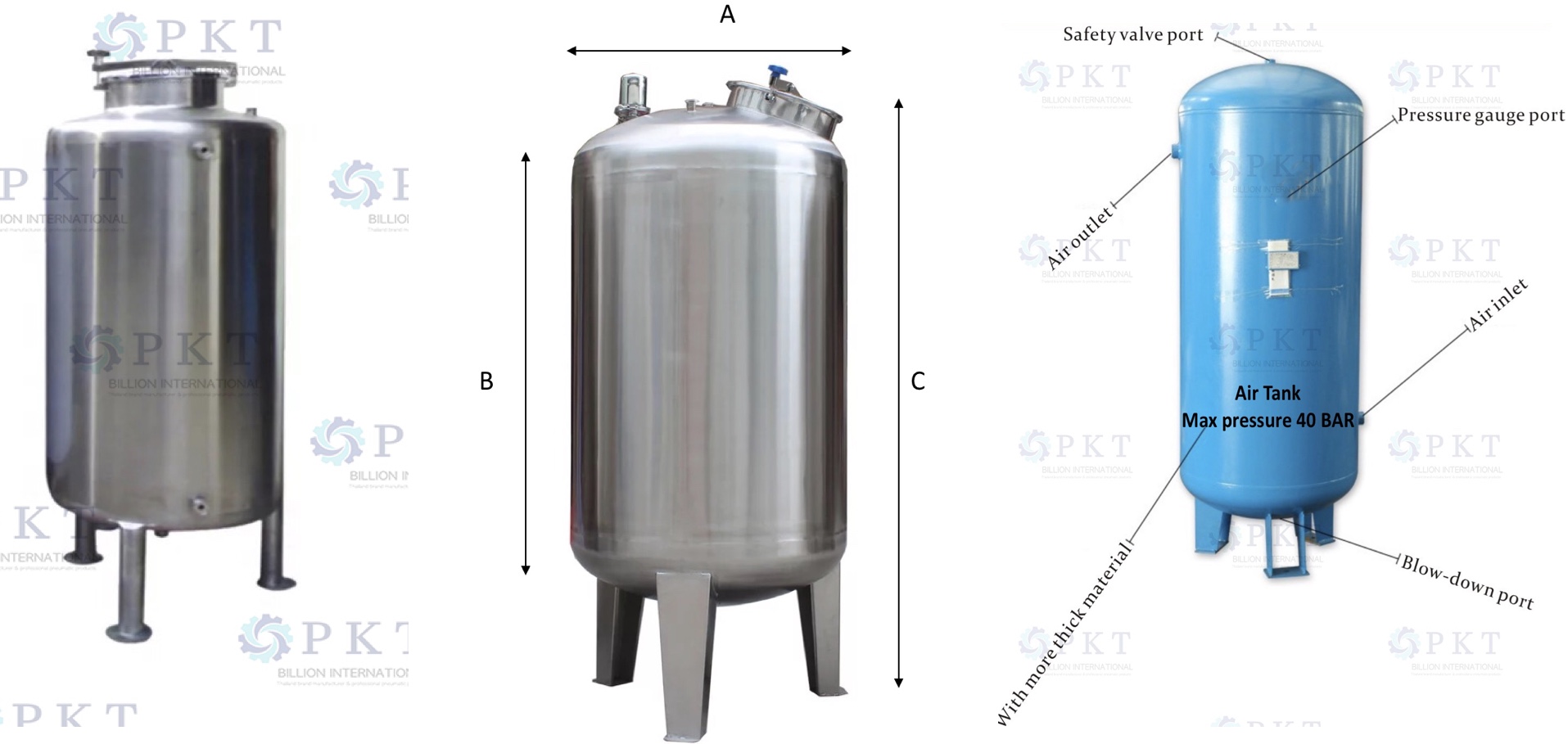 RECEIVER TANKAir Receiver TankHigh pressure receiver tank