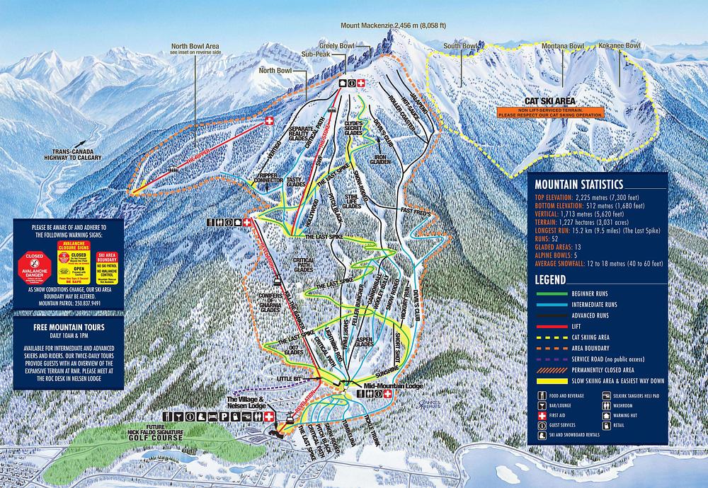 Revelstoke Mountain Resort Trail Map Chrysa