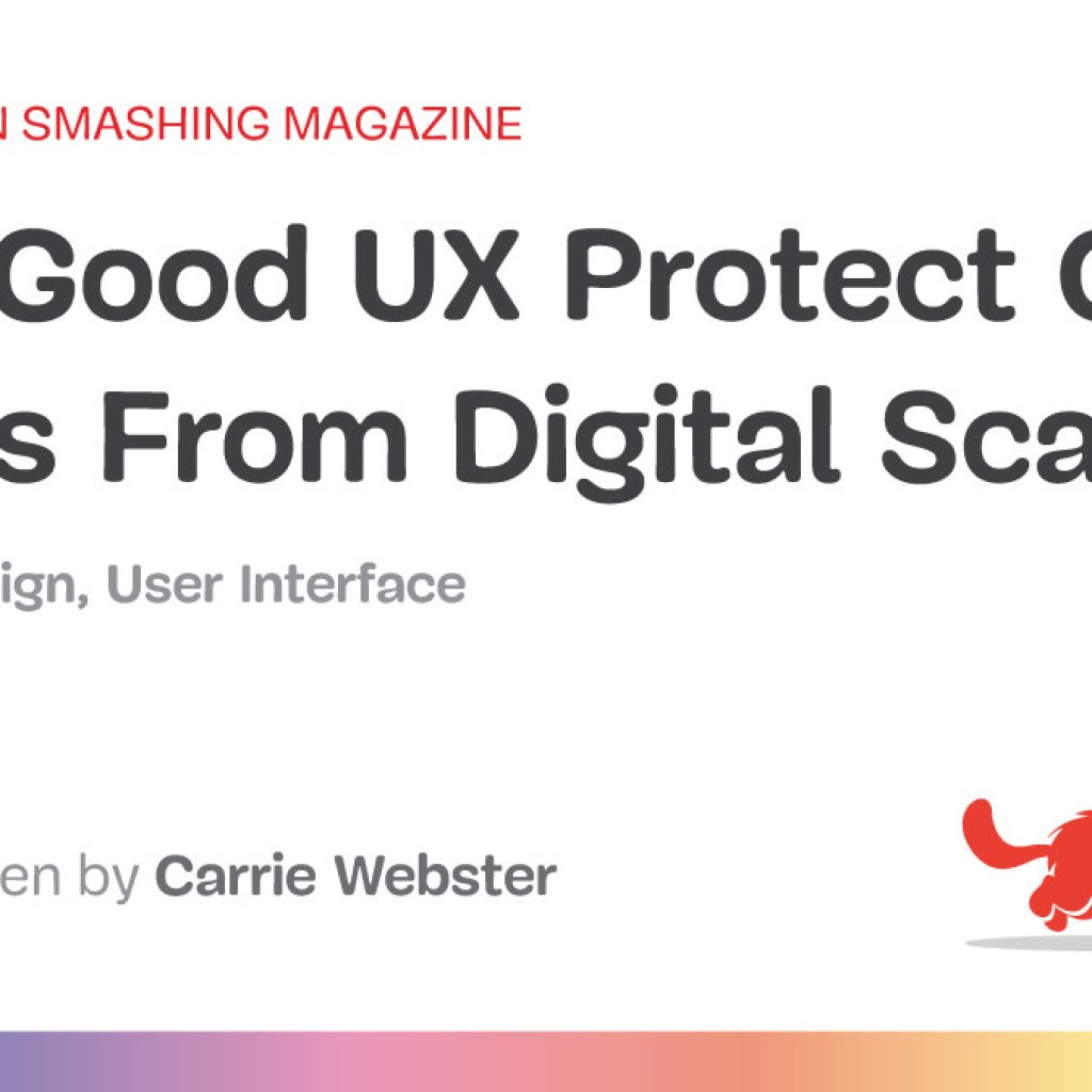 Can Good UX Protect Older Users From Digital Scams? — Smashing Magazine