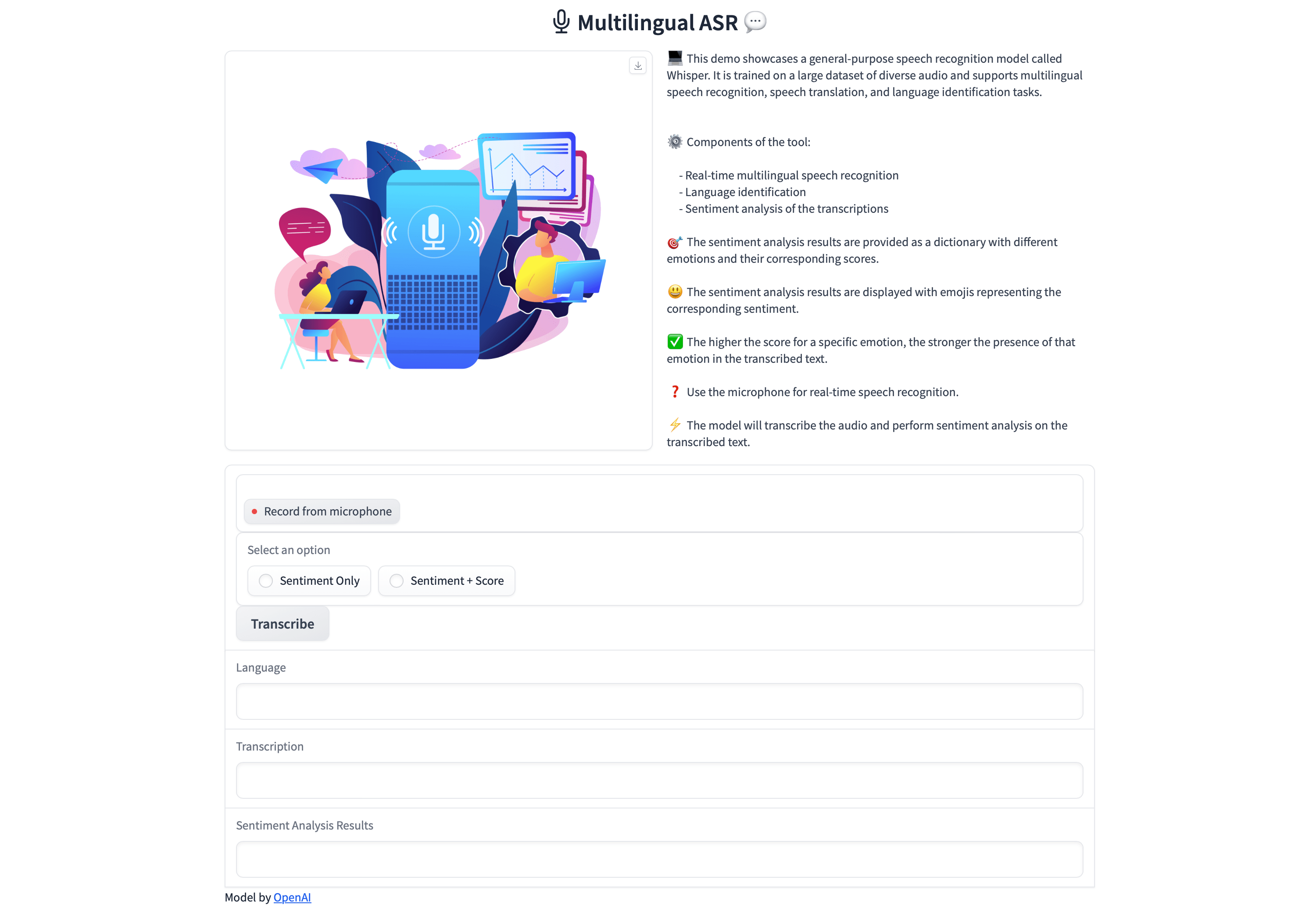 Generating RealTime Audio Sentiment Analysis With AI site Design