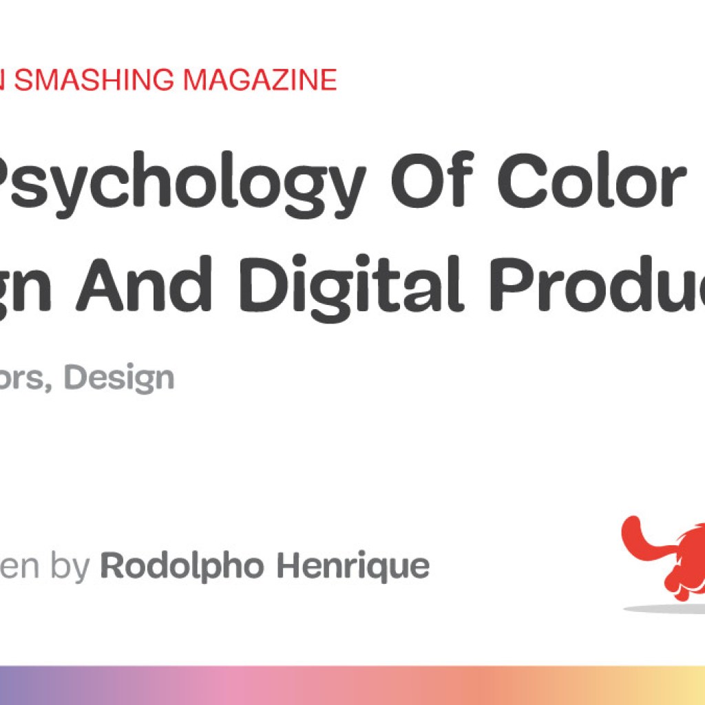 The Psychology Of Color In UX Design And Digital Products — Smashing Magazine