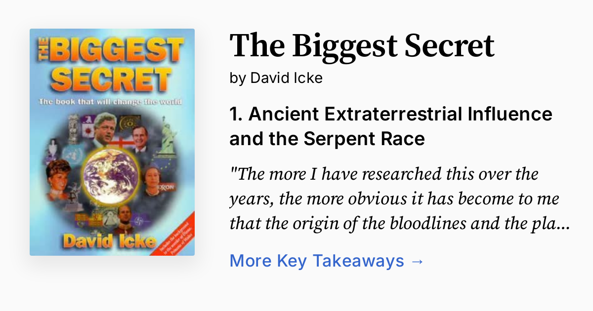 The Biggest Secret Summary, Quotes, FAQ, Audio