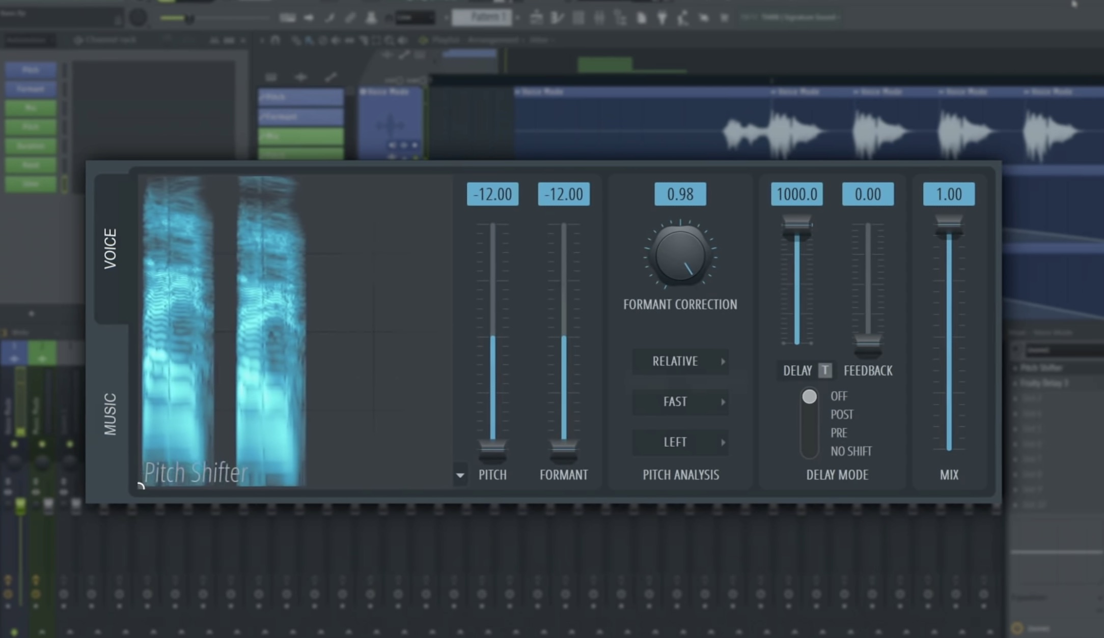 FL Studio 20.9 viene con nuevos efectos de pitchshifting y chorus