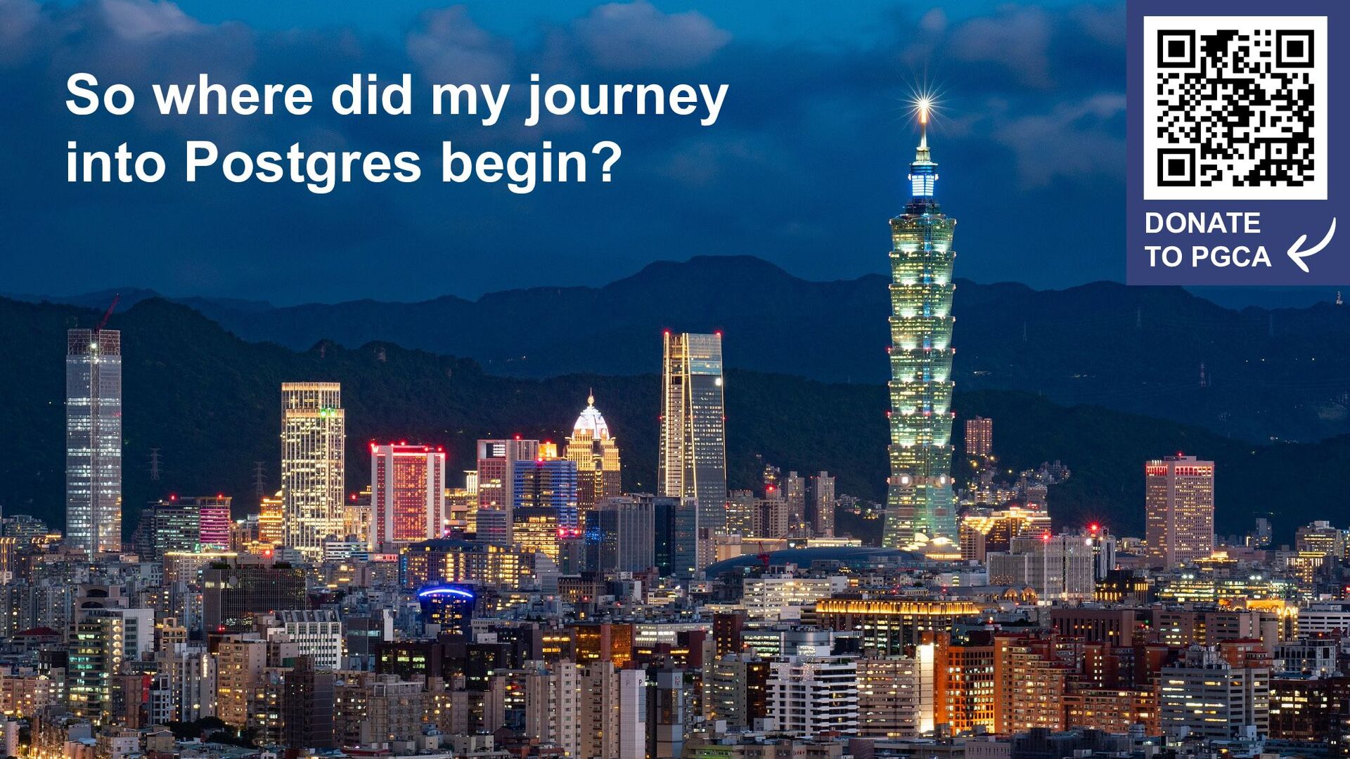 My Journey to PostgreSQL & the PGCA Board of Directors Claire